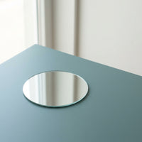 DIY Round Flat Glass Mirror, 1mm Thick, Non-Magnifying, Unframed Mini Mirror Lens