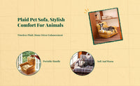 Orthopedic pet bed, washable cover