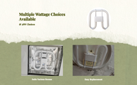 2D 4-pin energy-saving tube light