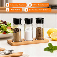 6-Pack 100ml Seasoning Jars with Labels