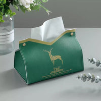 New Fashion Light Luxury Simple Leather Tissue Box for Living Room, Coffee Table, Dining Table