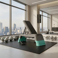 Foldable Workout Bench Textured Adjustable Workout Bench Reinforced Base Fitness Equipment for Home Gym, Supported Body-Position Training