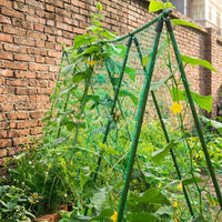 Garden Trellis for Climbing Plants and Vegetables Green Garden Netting with 27 Strand Mesh, Plant Support, Indoor Plant Trellis Pack