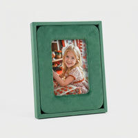 Plush Photo Frame, Handmade Fabric Lace