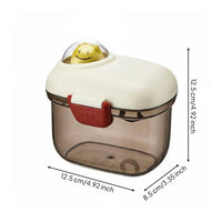 Airtight Milk Powder Box Leakproof Portable Powder Container Easy to Clean