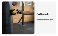 Long-Lasting PU Leather Boxing Gloves Pearlescent Finish Muay Thai Gloves Shock Absorbing Padding Combat Sports Equipment Reinforced Stitching for Men, Women, Young Athletes, Fitness, Competition