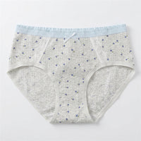 Underwear Women Multipack with Extended Gusset and Jacquard Weave, Combed Knickers for Everyday Wear, Breathable Ladies