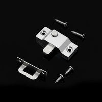 Coil Loaded Bolt Latch, Aluminum Alloy Sliding Door Lock, Frameless Balcony Bathroom Pane Security