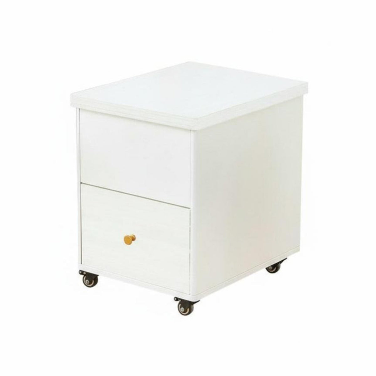 Convertible Lift-Top Table Nordic Aesthetic Lift-Top Rolling Desk