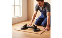 Heavy Duty Double Suction Cup Floor Tightener Quick Release Levers Wood Floor Seam Puller for DIY Enthusiasts, Home Renovation