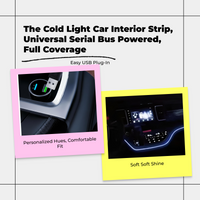 USB EL Wire, flexible car lighting