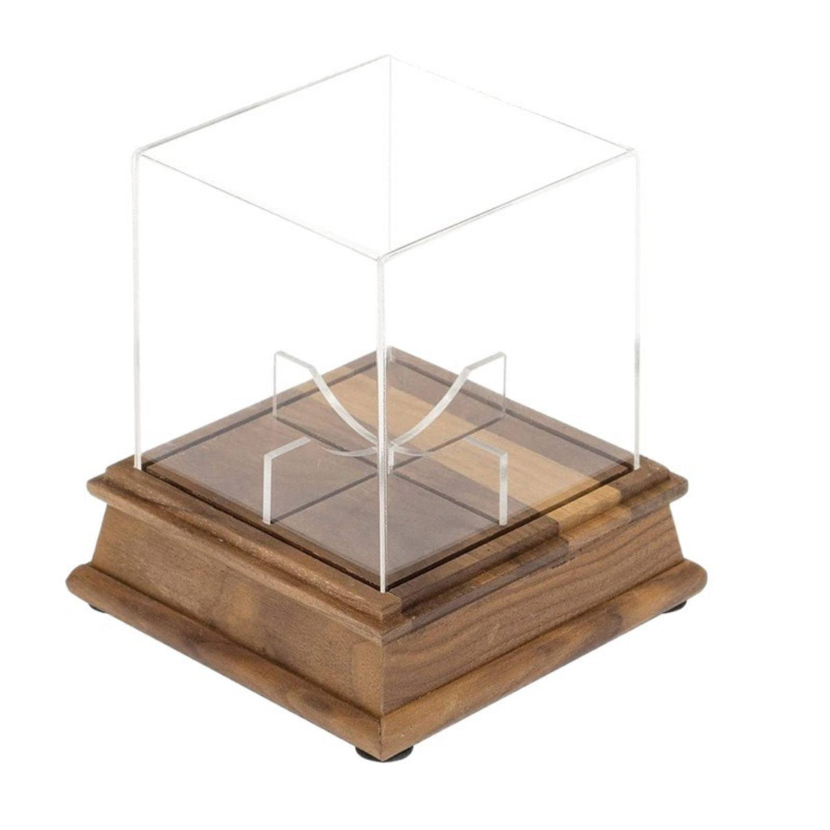 Baseball Display Super Clear Clear Baseball Display Box Premium for Shelf, Office