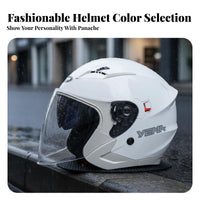 Electric Bike Helmet 3C Certified Double Lens Helmet Four-Season for Men, Women, Commuting
