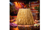 Paper Hula Skirt Layered Hula Skirt with Elastic Waistband Decorative for Luau