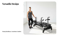 Aluminum Alloy Reformer Full Body Workout Pilates Reformer Bed Spring Resistance System Multifunctional Stretching Shaping Equipment for Women