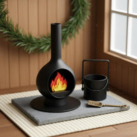 Dollhouse Chimney Fireplace DIY Assembly for Christmas Scene, Collectors