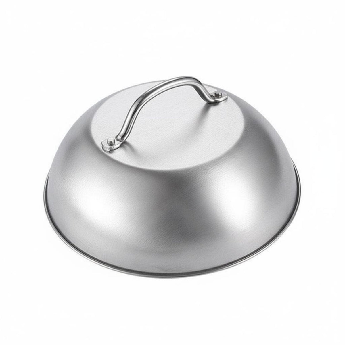 Anti-Scald Handle 9 Inch Stainless Steel Dome Reduces Splatter Round Basting Cover Rust Resistant Round Burger Cover Food Grade for Home Cooks
