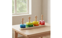 Colorful Shape Sorting Toy with Crocodile Base Geometric Wooden Shape Sorter Educational Wooden Sorting Toy Smooth for Toddlers, Preschoolers, Kids, Playroom, Classroom, Daycare