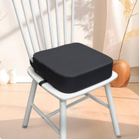 Chair Booster Seat Cushion Zipper Closure Dining Chair Booster Pad Textile Cover