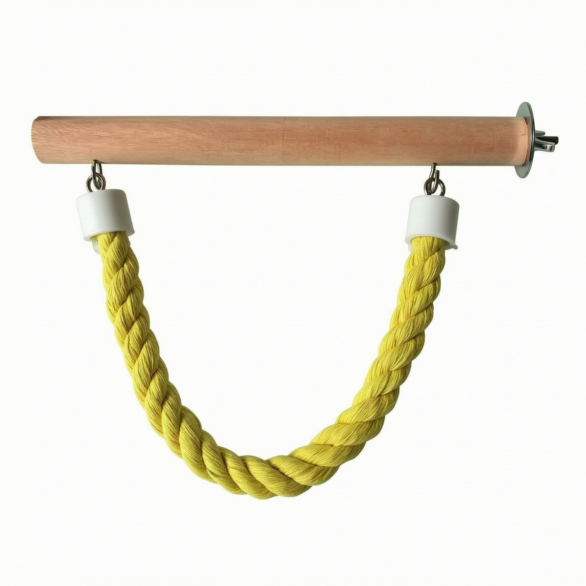 Bird Cage Perch with Rope Wooden Suspended Bird Perch for Budgies
