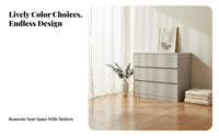 Minimalist aesthetic 5-Drawer Chest Modern Design Storage Furniture sturdy Wood Legs chest of drawers Rounded Corners for Homeowners, Families, Students, Bedroom, Study Room, Office, Hallway