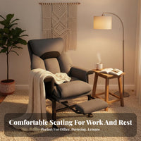 Reclining Computer Chair with Footrest Lay-Flat Recline premium Seating Ergonomic Design Adjustable Headrest for Study Room