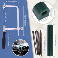 8-Piece Jewelry Ring Making Tool Set with Saw and Blades