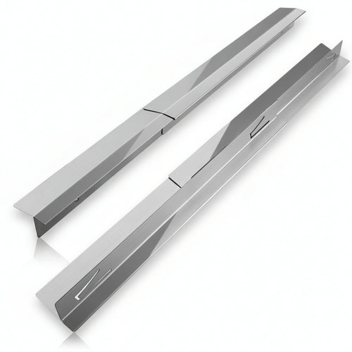 2 Pieces Range Trim Kit Telescoping Design Heat Resistant Counter Space Cover