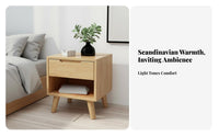 2-Drawer Nightstand Modern Design Household Furniture Nordic Design