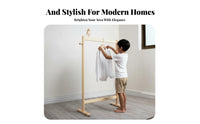 standallittle onestanding children'ss' Clothes Rail Fosters Independence Clothing Rack for Educators