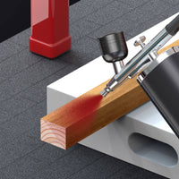 Precision Control Electric Airbrush Spray Compact twoNozzle Airbrush for Painting, Model Coloring