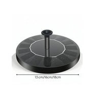 Solar Fountain with 6 Nozzles Outdoor Solar Fountain Pump Customizable for Patio