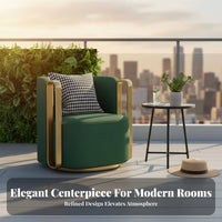 Modern modern design rotating Barrel Chair Ergonomic Design Indoor Seating Enveloping spinal supportrest Easy to Assemble for Business Professionals, New Parents, Living Room, Balcony, Reception Area, Bedroom