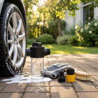 Foam Cannon Bottle Clear Pressure Washer Foam Cannon Dense for Vehicle Cleaning