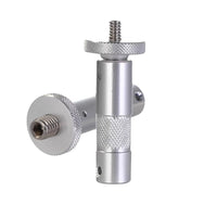 16mm Aluminum Column Connector with 3/8 and 1/4 Thread Adapter for Photography