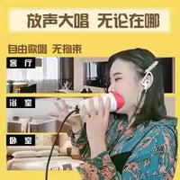 Noise Reduction Vocal Practice Microphone with Sound Barrier for Singing Practice