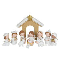 Cartoon Resin Nativity Scene Christmas Decoration