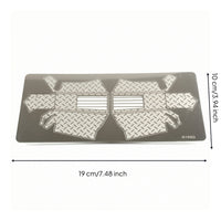 Protection Plates Stainless Steel Plates with Fasteners Heavy-Duty for RC Crawler Builders