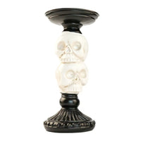 Tabletop Candlestick Stable Candlestick with Candle Plate Artistic for Halloween