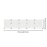 Metal Mesh Pet Fence Support Feet Wire Grid Barrier Sturdy for Home, Pets, Dogs