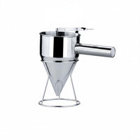 Stainless Steel Batter Dispenser with Stand Takoyaki Batter Dispenser Anti Piston Funnel for Chefs, Culinary Professionals, Bakery, Restaurant