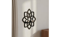 Lotus Flower Corner Shelf Boho Design for Living Room, Meditation Practitioners