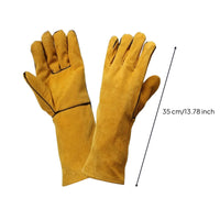 Bite-Resistant Animal Handling Gloves with Long Cuffs Heavy Duty Pet Handling Gloves for Dog Trainers, Veterinary Care