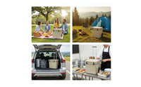 Telescoping Hard Shell Cooler with Wheels Insulated Rolling Cooler Large-Capacity Ice Chest with Wheels Portable for Camping