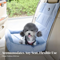 Dog Car Seat Safety Straps pet transport box Padded Interior for highway excursions, Home