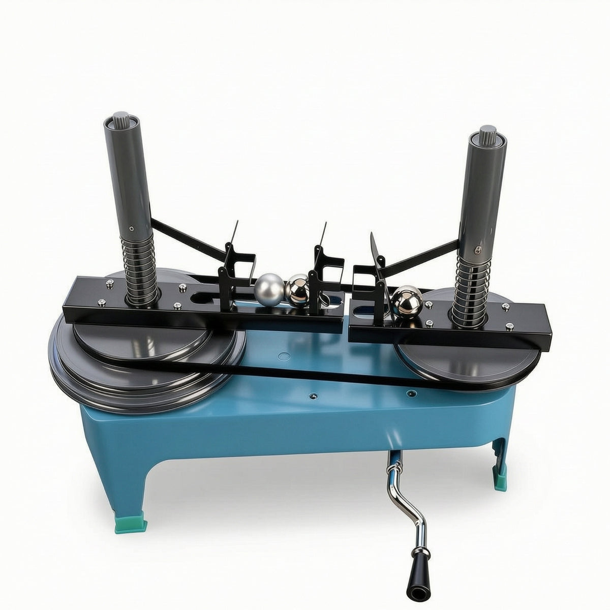 Centripetal Force Apparatus with Hand Crank Belt-Driven Centripetal Force Demonstrator Easy to Use Demonstration Model for Physics Teachers