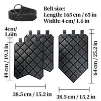 Medieval Viking Style Retro Cosplay Prop Large Skirt Armor
