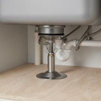 Garbage Disposal Support Stand Stainless Steel Construction Waste Disposer Support Bracket Shock Absorbing Adjustable Disposer Bracket