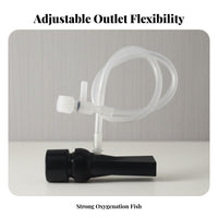 Aquarium Duckbill Aerating Outlet Adjustable Direction Improves Water Movement for Tanks