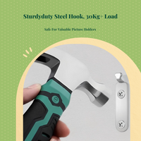 Heavy-Duty Picture Hanging Hook, Steel Nail, Easy Install
